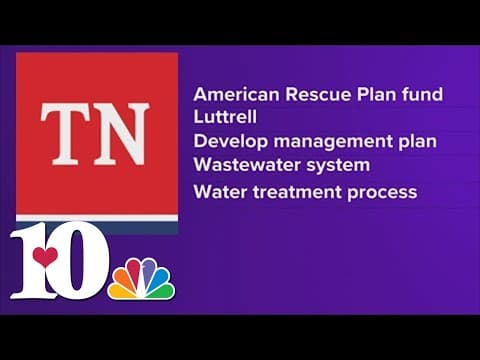 Some East TN cities and counties to get state money for water infrastructure improvements