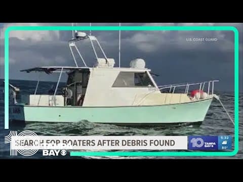 Family says diver, helicopter, plane searching off St. Augustine shore for  boaters after debris fou