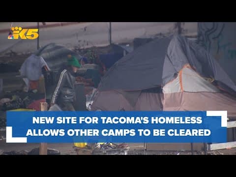 New sanctioned site for Tacoma's homeless