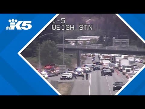 Violent incident on I-5 leaves one dead, three injured