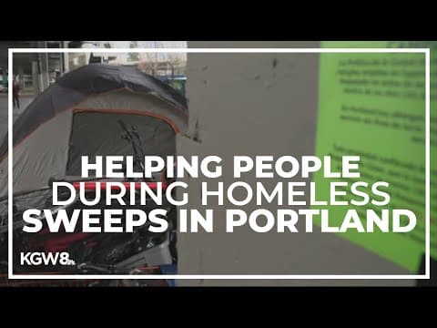 Portland Street Response directed to help homeless people during sweeps