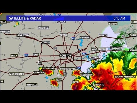 Live Houston radar: Storms popping up in the Houston area