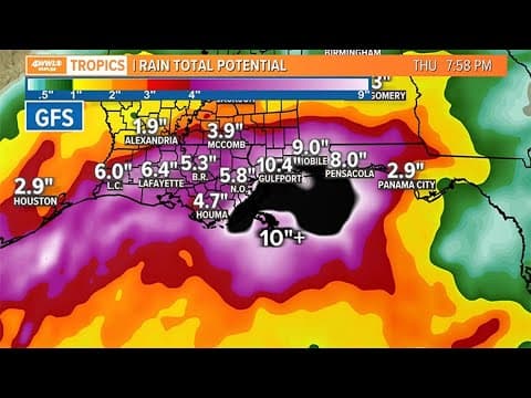 New Orleans Weather: Chance of heavy rain coming soon