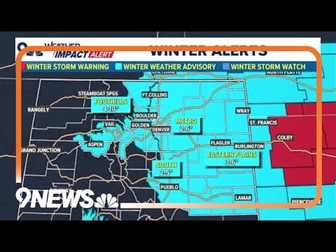 Extended weather: Heavier snow expected around sunset