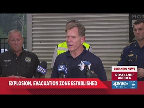 Roseland Explosion: Tangipahoa Parish President Gives Update, No Injuries Reported