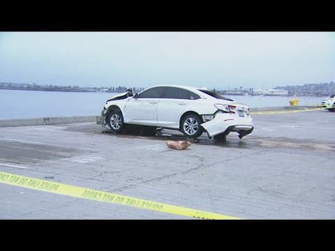 Driver dies after launching car off Navy Pier near USS Midway Museum