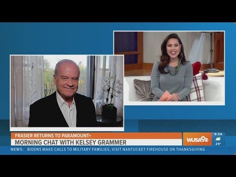Actor Kelsey Grammer discusses new episodes of 'Fraiser' streaming on Paramount+