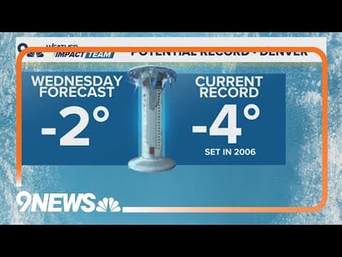 Latest forecast | Near-record cold lingers over Colorado through Thursday