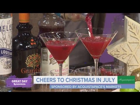 A Christmas In July Cocktail!