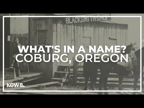 How a blacksmith came to name Coburg, Oregon