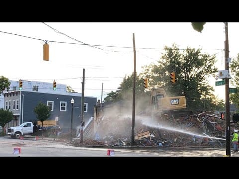 Building near downtown Columbus demolished