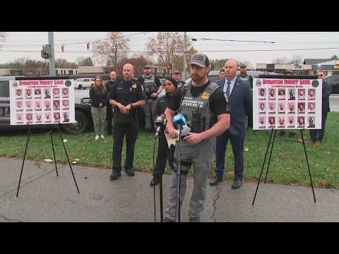 Columbus police announce results of 'Operation Pocket Aces'