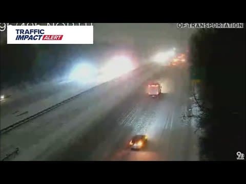 LIVE: Snowy roads in the DC region