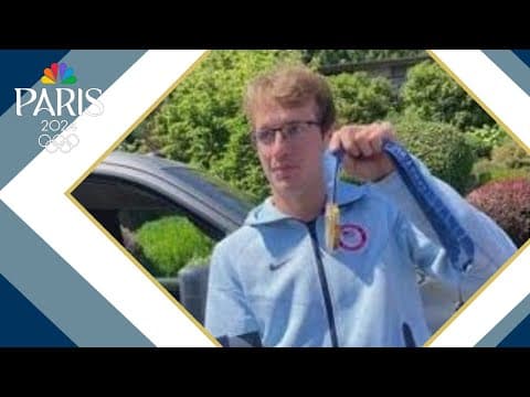 Olympian Matt King visits Glacier Peak High School with Paris gold medal