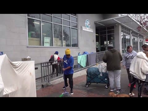 Inclement weather shelters open for homeless people as rain hits San Diego
