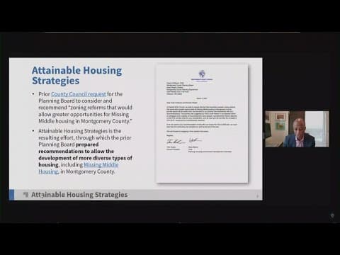 Montgomery County council gathered to discuss more ways to create affordable housing