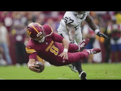 Commanders roar back at home with 41-24 victory over Raiders