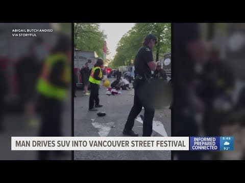 Murder charges filed against suspect in ramming attack on Vancouver street festival that killed 11