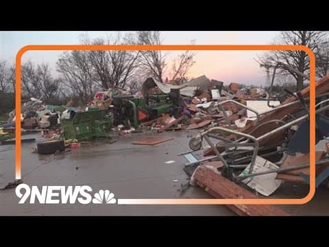 Tornadoes sweep through rural areas in Nebraska, Iowa
