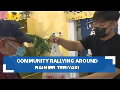 Community rallies around Rainier Teriyaki