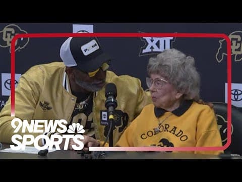 Deion Sanders holds news conference as Buffs prepare of KU