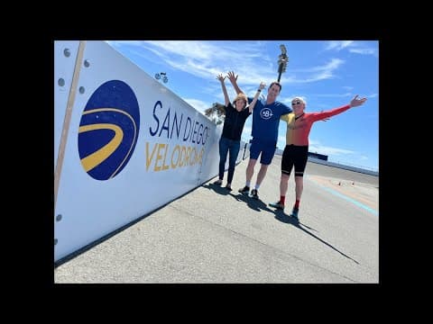 Cyclist aims for four world records in six-hour ride to raise donations for Parkinson's community.