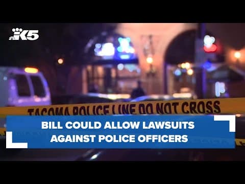 Bill could allow lawsuits against officers