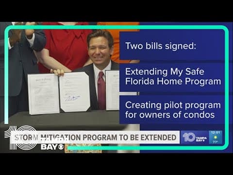 DeSantis signs bill helping home, condo owners prepare for hurricanes