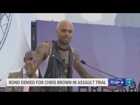 Chris Brown denied bond in assault trial