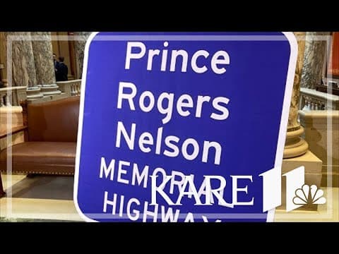 Gov. Walz signs bill with purple ink to dedicate highway to Prince