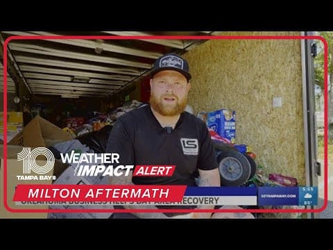 Hurricane Milton help rolls in from Oklahoma