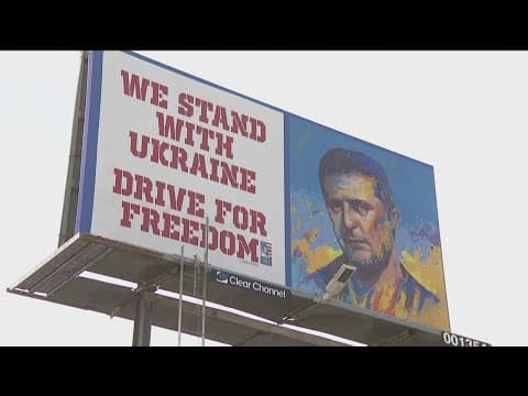 From a billboard to boots on the ground, new efforts to help support Ukraine