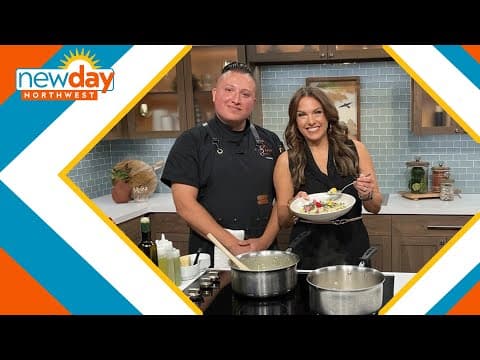 Making a summer garden risotto with Currant Bistro - New Day NW