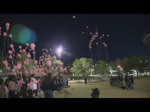 Vigil held for Texas A&M freshman from Baytown who died after falling from balcony