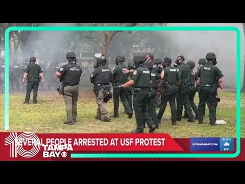 Several people arrested during pro-Palestine protest at USF