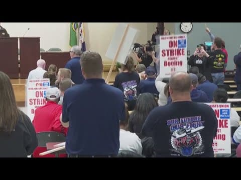 Boeing strike latest