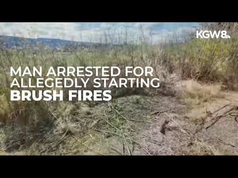 Summer fire danger grows after man allegedly sets multiple fires in North Portland park