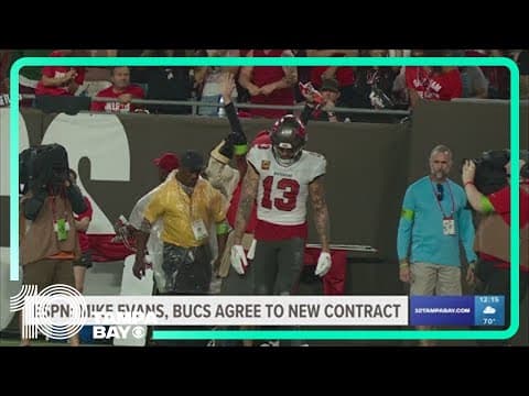 Mike Evans signs 2-year contract to stay with Bucs