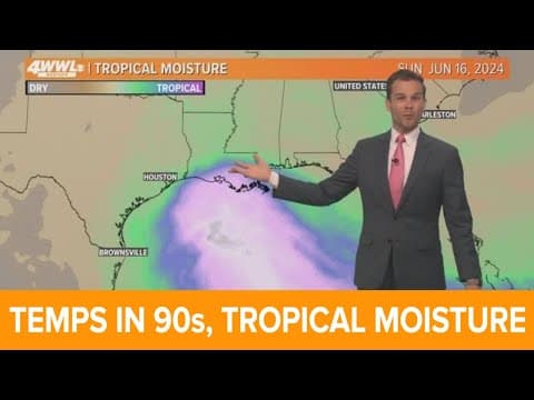 New Orleans Weather: A few storms Monday, then a mostly dry week