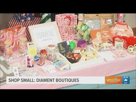 Shop small this holiday season! Diament boutiques offer unique gifts for everybody on your list!