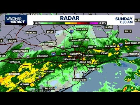 Live radar: Track showers, storms in the Houston area