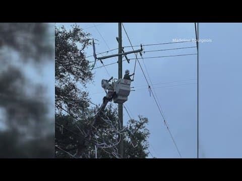 Not again! Last year confetti, this year paper streamers knock out power at parade