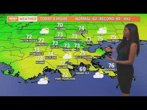 Pleasant and mild today