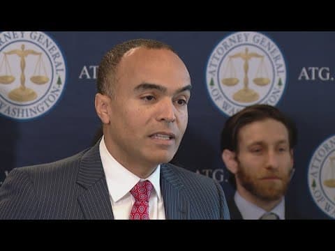 WATCH: WA attorney general speaks to reporters after Trump hearing