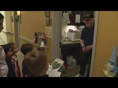 Children bring joy to local veterans