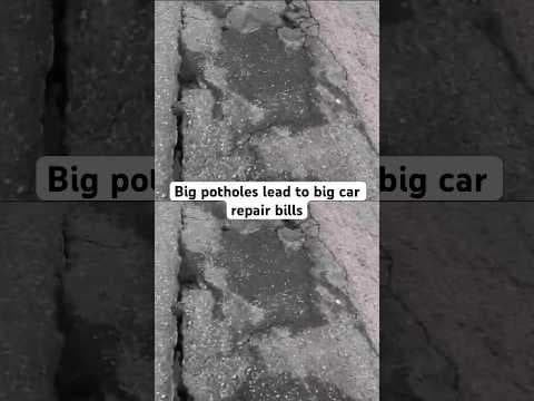 Massive potholes lead to big car repair bills as the city pays out for damages
