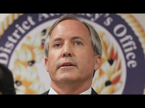 Deal in works to resolve AG Ken Paxton's securities fraud cases