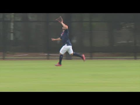 Can't imagine Jose Altuve playing left field? Check out this video from Spring Training