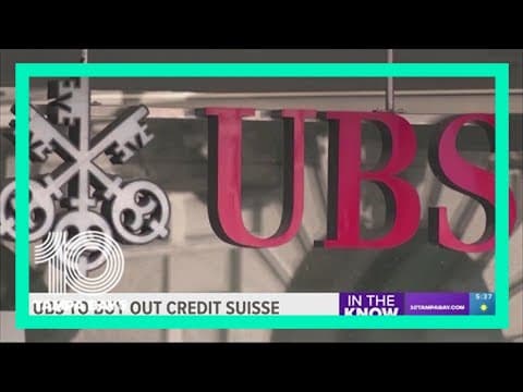 UBS to buy Credit Suisse for $3.2 billion to rein in turmoil