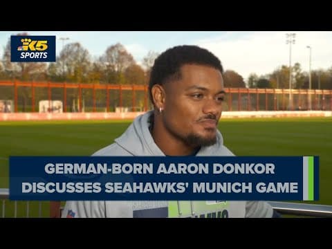 EXTENDED INTERVIEW: German-born Aaron Donkor discusses Seahawks' Munich game